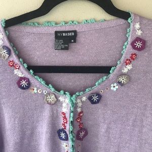 Beautiful light  purple sweater(3 for15)